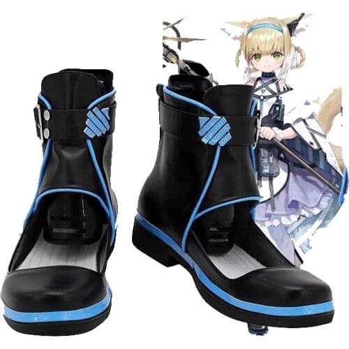 Arknights Anime Cos Suzuran Cosplay Costumes Boots Shoes Halloween Party Accessories Custom Made