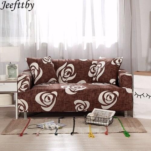 Elastic Sofa Cover Sectional Stretch Suitable for Living Room Couch Cover L Shape Armchair Cover Single/Two/Three/Four Seat 1pcs