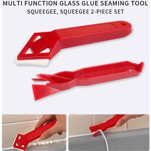 Hot Sale 2 Pieces / set Mini Handmade Tools Scraper Utility Practical Floor Cleaner Tile Cleaner Surface Glue Residual Shovel