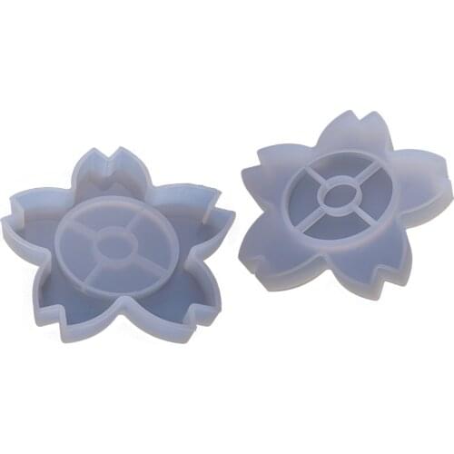 1PCS Cherry Blossoms Silicone Resin Mold DIY UV Resin Epoxy Mold Decoration Baking Utensils Jewelry Making Mold Tool