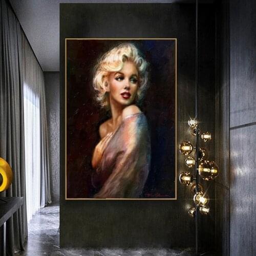 Classical Portrait Poster Sexy Female Canvas Painting Room Living Room Art Deco Mural Wall Art Decor Canvas Painting