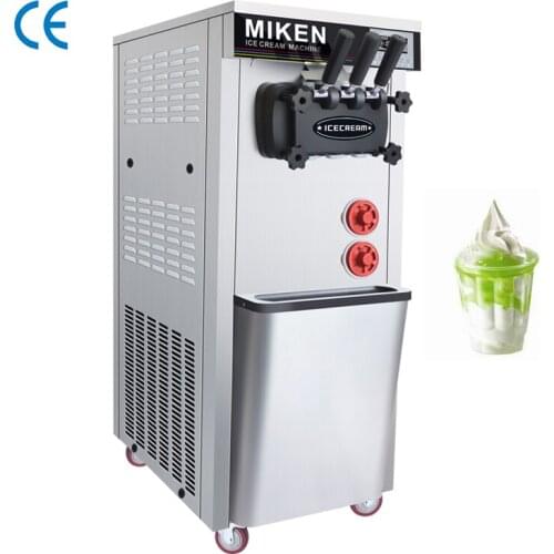 Commercial Ice Cream Machine Large Capacity Soft Ice Cream Makers Vertical Sweet Cone Ice Cream Making Machine