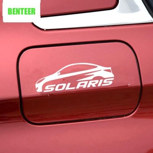 Car oil tank sticker for hyundai Solaris
