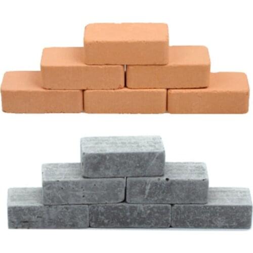 100pcs 1/16 Miniature Simulation Brick Diy Sand Table Diorama Landscape Scenery D5QA