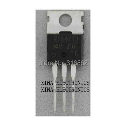 IRFB4710PBF IRFB4710 100V 75A TO-220 ROHS ORIGINAL 10PCS/lot Free Shipping Electronics composition kit