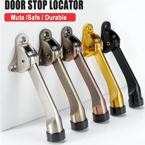 Kickdown Door Stopper Premium Holder Doorstop Heavy Duty Metal Kickstand For Home Heavy Door Topes De Puerta Дверные Ручки