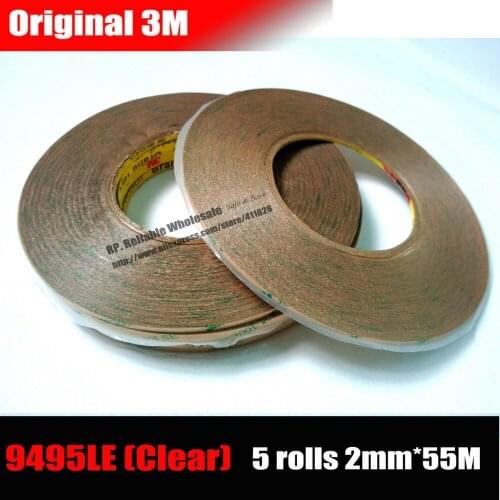 Hongkong Post Free! 5 Rolls (2mm*55M*0.17mm) 3M 300LSE Strong Adhesion Tape for Screen Frame Bezel Lens Trim edge Bond Repair