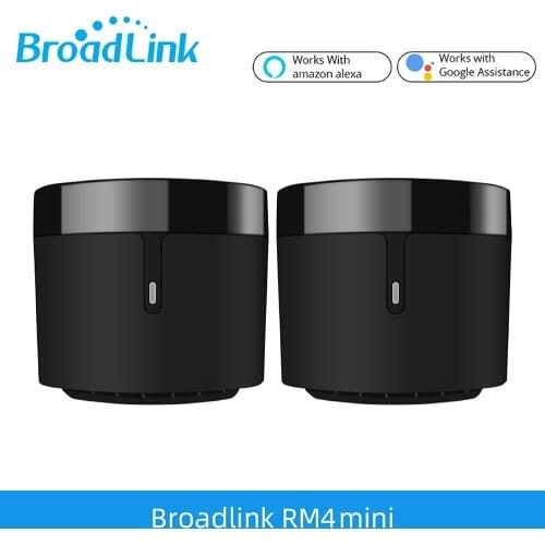 Broadlink RM4 Mini Universal Wifi IR Remote Control Smart Home Mini Controller For Air-Con TV Compatible With Alexa Google Home