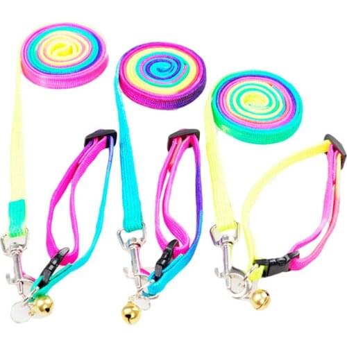 Adjustable Small Pet Dog Leash For Dogs Pet Product Puppy Lead Walk Out Hand Strap Collar For Cat Rabbit Dog Leash