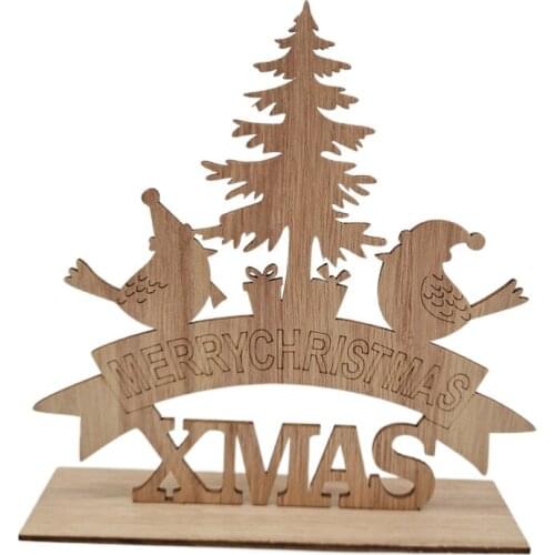 Christmas Xmas Noel Wood Sign Christmas Holiday Wood Plaque Sign Decorative Table Top Sign Plaque Xmas Party Decoration