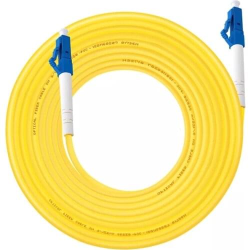 Simplex LC UPC-LC UPC Simple mode fiber optic patch cord Cable 2.0mm/3.0mm fiber optic jumper cable 10PCS/bag