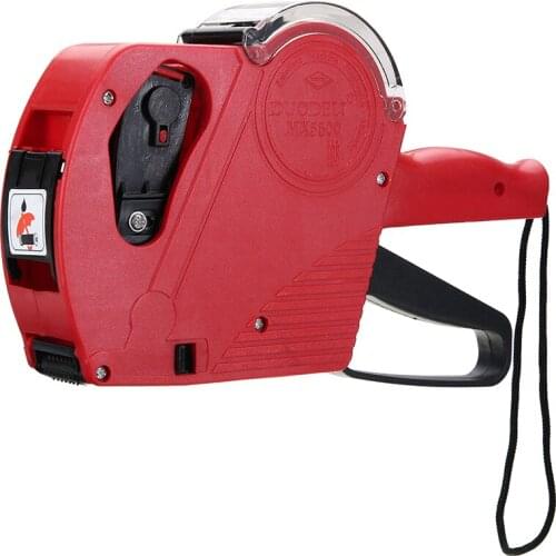 8 Digits Tag Labeller Machine For Supermarket Shopping Mall Handheld Price Labal Gun Plastic With 5500pcs Lable Ink Refill