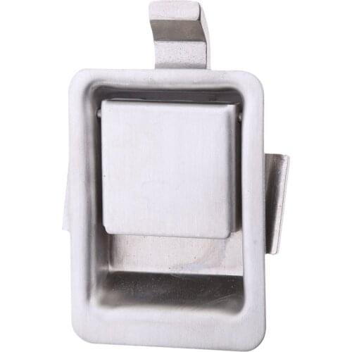 Rustproof Stainless Steel Recessed Push Mounted Latch Flush Paddle Handle Lock