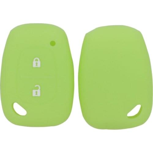 KAPU High-quality silicone car key cover case for RENAULT 2buttons Scenic Megane kANGOO DACIA protected silicone rubber case