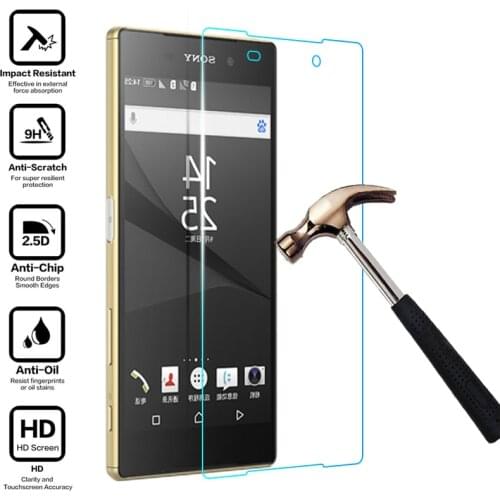 9H Tempered Glass HD For Sony Xperia Z Z1 Z2 Z3 Z3+ Z4 Compact Z5 Plus M2 M4 Aqua Screen Protector Protective Film Case Cover