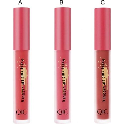 5g QIC Lip Lacquer Delicate Non-stick Cup Natural Beauty Liquid Lipstick Gloss for Outdoor