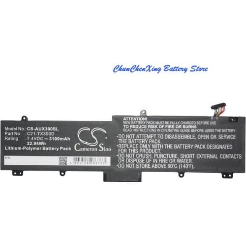 Cameron Sino 3100mAh Battery C21-TX300D for Asus Transformer Book TX300/TX300C/TX300CA, TX300CA-DH71, TX300K3317CA