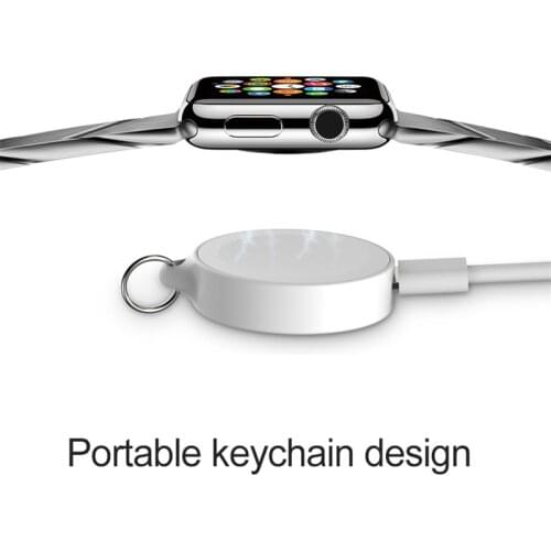 Wireless Charger For Apple Watch 4 3 2 1 With Key Chain Portable Magnetic Wireless USB Charger Dock Station For IWatch Series
