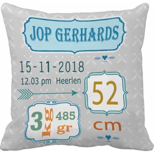 Baby GirlS Nursery Room Baby Stat Arrow Pattern Pillow Decorative Cushion Cover Pillow Case Customize Gift By Lvsure For Sofa