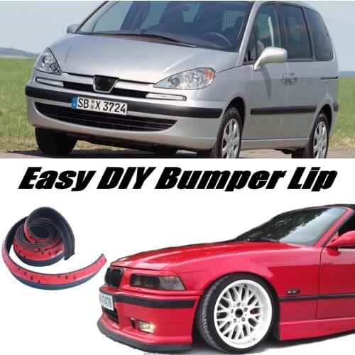 NOVOVISU Bumper Lip Deflector Lips For Peugeot 807 806 Eurovans 1994~2014 Front Spoiler Skirt For Car Tuning / Body Kit / Strip