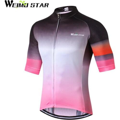 WEIMOSTAR Breathable Men Cycling Jersey Summer Mtb Cycling Clothing Bicycle Short Sleeve Half Sleeve Maillot Ropa Ciclismo
