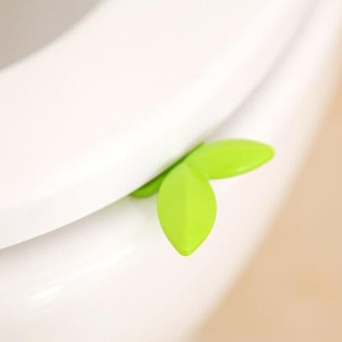 Creative Leaf Shape Toilet Seat Cover Lid Lift Handle Home Bathroom Accessory Portable Sanitary Cover Lifter Bathroom Accessorie