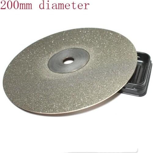 Round Diamond chassis sharpener for knife polishing tools 200mm 60/80/180/280/400 grit Knife diamond plate whetstone