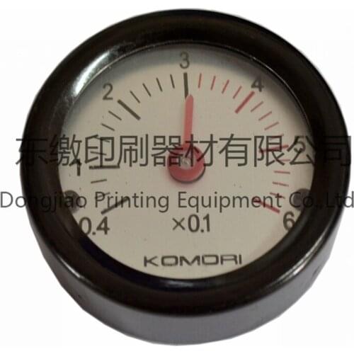 Komori Pressure gauge 0.4-6 Komori Pressure Meter Komori Printing Machinery Spare Parts