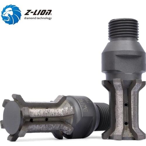 Z-LION 1 Piece CNC Finger Bit D20x30 For Edge Grinding Diamond Profiling Wheel 1/2 Gas Thread Profile Wheel For Granite Marble