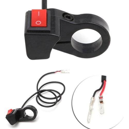 New 7/8'' Motorcycle Bike Scooter Handlebar ON-OFF Head Fog Spot Light Switch