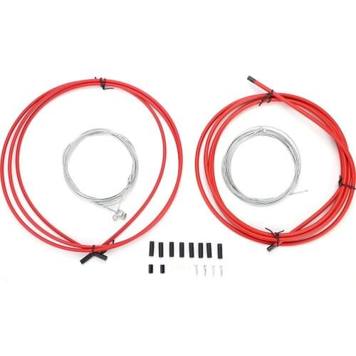 New Bicycle Shift Brake Cable Bike Wires For Road Mountain Bikes Replacement Accessory Kit Gear Change Brake Cable Tube Set