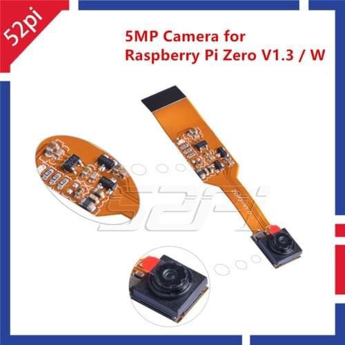 52Pi Original Camera 5MP Camera Module Mini 720P / 1080P OV5647 Sensor for Raspberry Pi Zero V1.3 / W