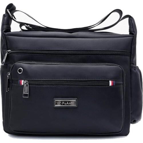 Casual Men Crossbody Shoulder Bag Oxford Mens Messenger Bags Male Travel Ipad Pack Classic Simple Style Handbag