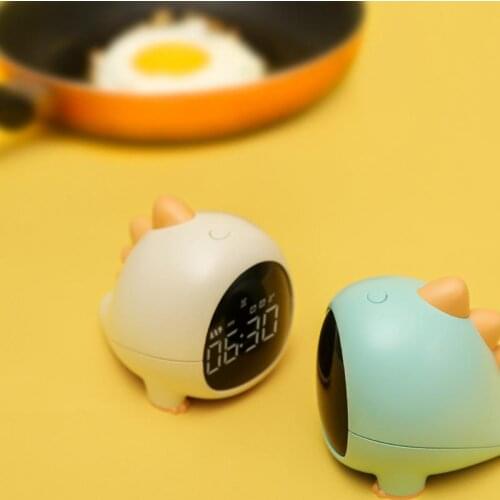 LED Digital Alarm Clock Watch Cute Little Horror Shape Table Electronic Desktop Clocks USB Wake Up Clock Mute Desktop Clock