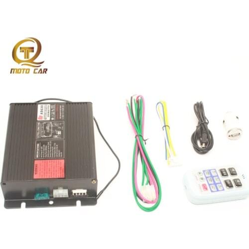 Multi-tone Alarm 12 Sound Universal Police Siren 200W 12V 8 OHM Wireless Remote Control Light For Train Truck Boat Car