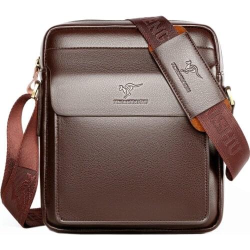 Vintage Mens Business Shoulder Bag Luxury Design Soft PU Leather Messenger Bag For Men Super Quality Elegant Male Crossbody Bag