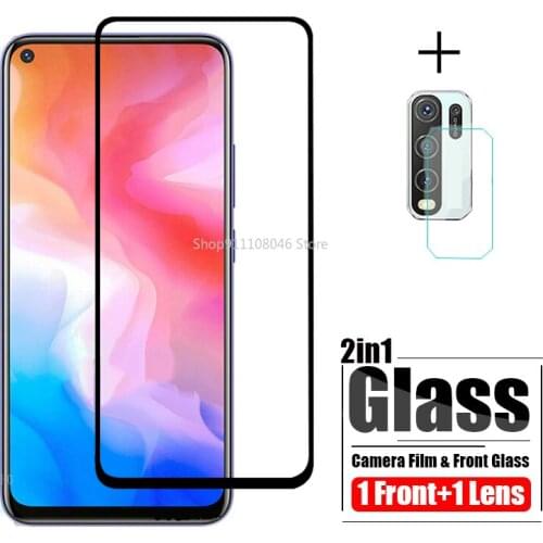 Protective Glass For Vivo Y30 Glass For VIVO Y50 Screen Protector On The VivoY30 Y 30 50 Phone Camera Len Front Film 6.47 inch