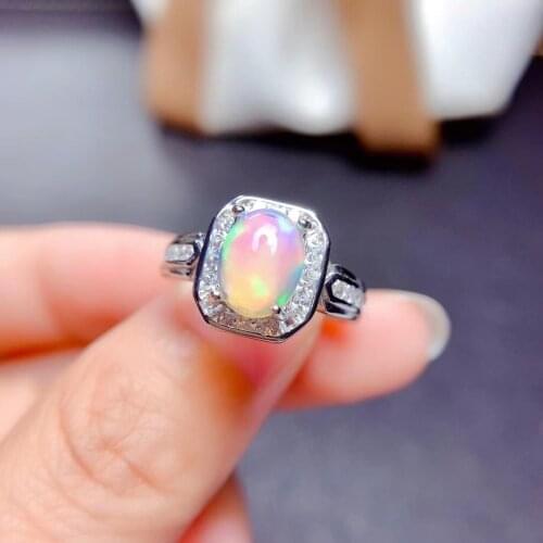 Female Party Jewelry New 100% Natural and Real Tanzanite Ring 925 sterling silver Ring