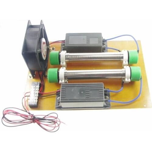 110V 220VAC Output 15g/h High Frequency 22KHZ 5KV 140w Pipe Ozone Generator Disinfection Purifier Set Power+Tube+Fan+Pump