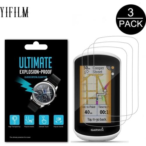 3PACK Exploriso-Proof Shield Film For Garmin Edge Explore Bike Computer Accessories Anti-Scratch Screen Protector Protection