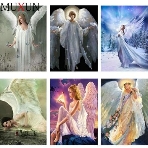 3D Diy Full Drill Diamond Embroidery Painting Woman Diamond Mosaic Paintings Beautiful Angel Diy Diamond Painting Decor 9Jm027