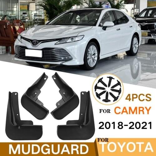 4 PCS Mudflap For Toyota Camry 2018-2021 Front Rear Car Fender Mud Flaps Guard Splash Flap Mudguards Accessories