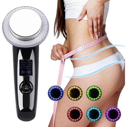 6 In 1 Lipo Ultrasound Cavitation Machine Body Slimming Massager Anti Cellulite Lose Weight EMS Infrared Therapy Skin Care Tool