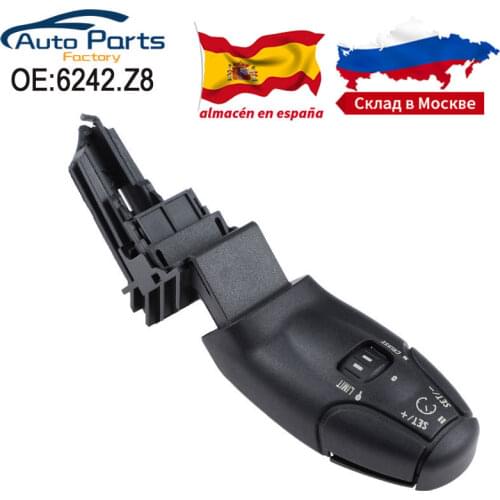 6242.Z8 6242Z8 New Cruise Control Stalk Switch With Speed Limit For Peugeot 207 208 307 406 407 607 807 For Partner Citroen