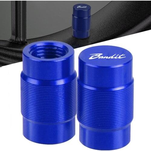 Bandit Motorcycle CNC Vehicle Wheel Tire Valve Stem Caps Covers For SUZUKI GSF 250 600 600S 650 650S 650N 1200 1250 Bandit 650S