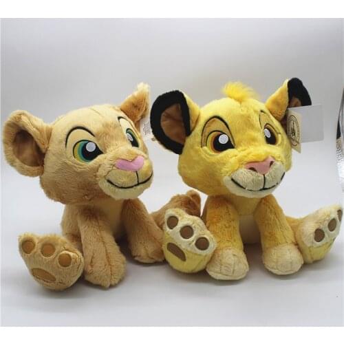 Free Shipping Sitting 25cm The Lion King Simba Soft kids Doll Young Simba And Nana Stuffed Animals Plush Toys Children Boy Gifts