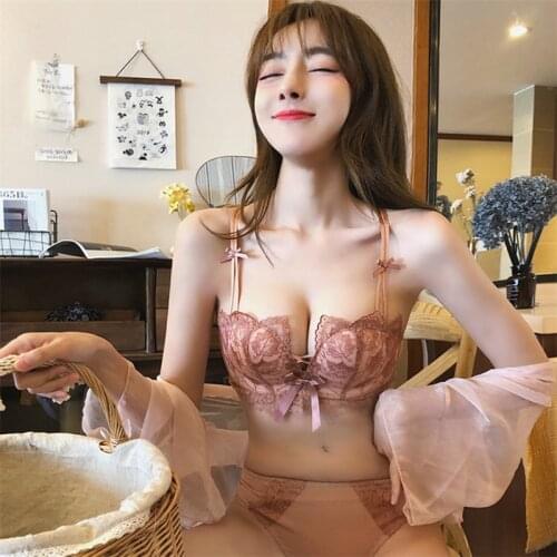 Sexy Bras Women Wireless Corset Underwear Gather Push Up Bra Lingerie Lace Hollow Seamless Bralette корсет трусы женские