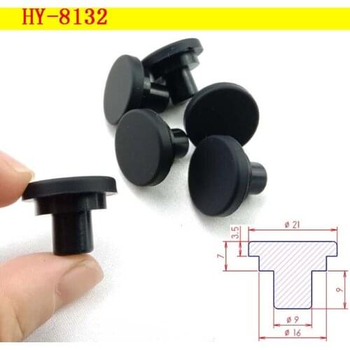 Round sealing rubber silicone plug hole plug grommet gasket material elastic soft stopper sealing cap groove silicone rings 9mm