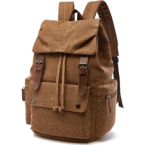 M059 New Arrive Original Z.L.D Canvas Leather Men Travel Bags Men Duffel Bags Travel Tote Weekend Bag Overnight Laptop Backpacks