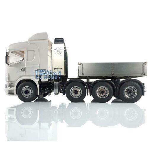 1/14 RC LESU 8*8 SCA Metal Chassis Hopper Hercul R730 Cab Tractor Truck THZH0683-SMT4